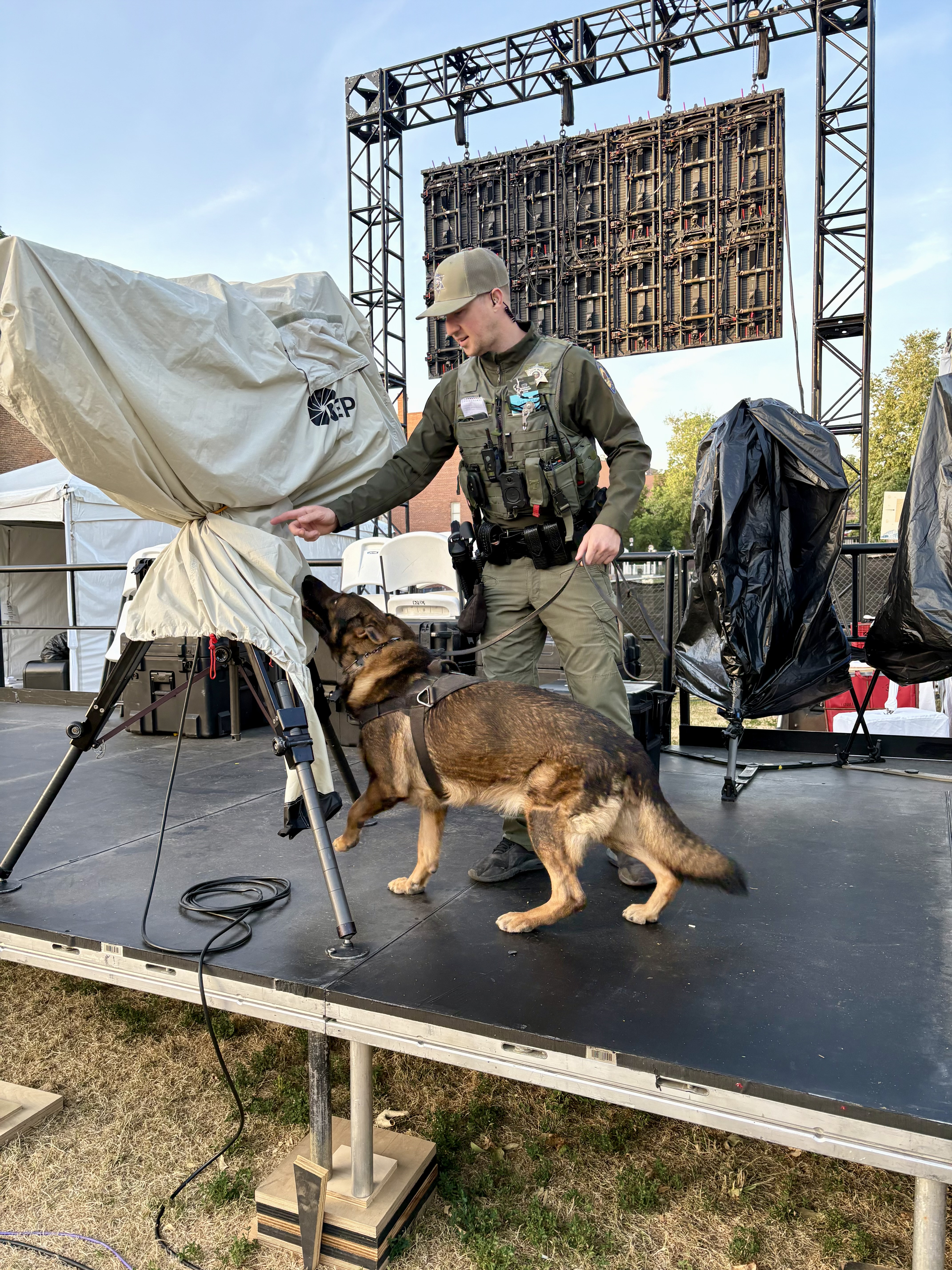 K-9 Explosives Detection Sweep